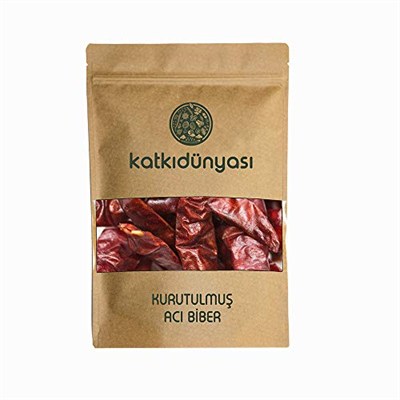 Katkı Dünyası Kurutulmuş Acı Biber Sapsız 100 Gr