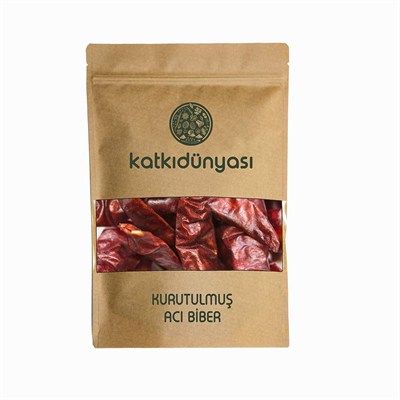 Katkı Dünyası Kurutulmuş Acı Biber Sapsız 100 Gr