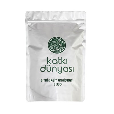Katkı Dünyası Sitrik Asit Anhidrat E330 1 Kg