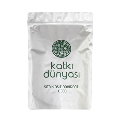 Katkı Dünyası Sitrik Asit Anhidrat E330 1 Kg