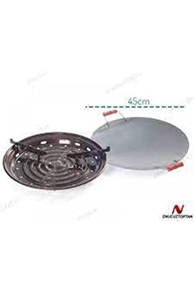 Katmer Ve Saç Kavurmalık Portatif Saç Ocağı Tüplü 45 cm