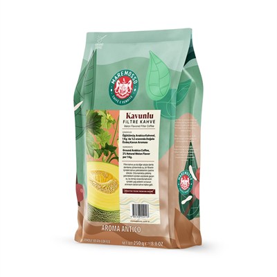 Kavun Aromalı Öğütülmüş Filtre Kahve 250 Gr.