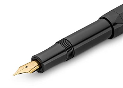 Kaweco 10000000 Klasik Sport Dolma Kalem, Medium Uç Siyah - Seçenekler: Medium, Broad, Extra Fine, Fine