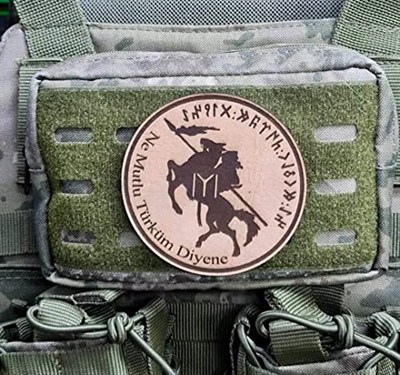 KAYI BOYU NE MUTLU TÜRKÜM DİYENE - Deri PEÇ - Arma - Patch