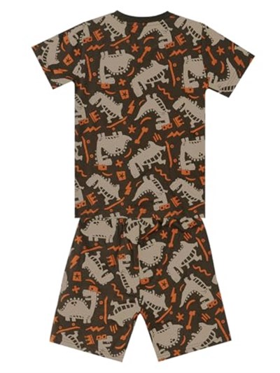 Kaykay Dino Erkek Çocuk T-shirt Şort Takım