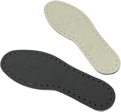 Keçe Tabanlık, Ayakkabı, Örgü Patik Tabanı Krem 39-40