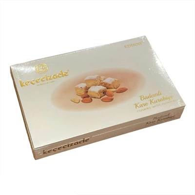 Keçecizade Bademli Kare Kesim Kurabiye 450 GR (Kavala Kurabiyesi)