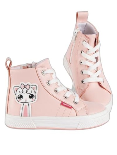 Kedicik Pembe Kız Çocuk Sneakers Spor Ayakkabı