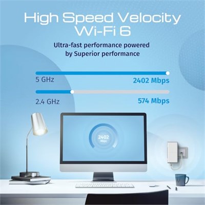 Keenetic Buddy 6 SE AX3000 Menzil Genişletici Wi-Fi Mesh Repeater Range Extender Access Point KN-4410