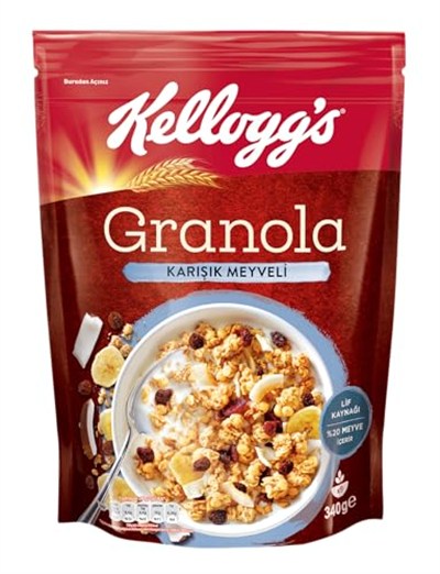 Kelloggs Granola Meyveli 340 Gr