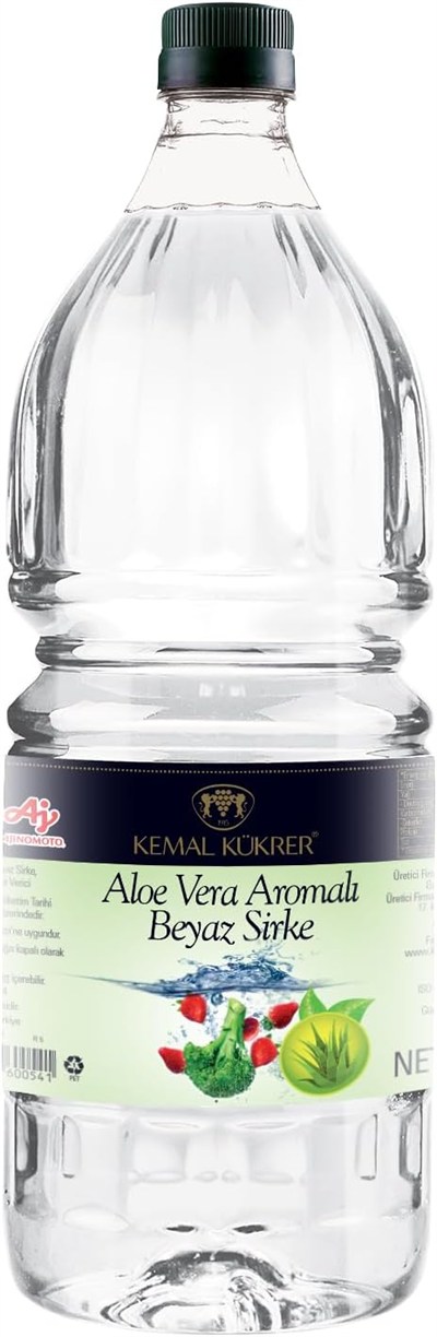 Kemal Kükrer Aloe Vera Aromalı Beyaz Sirke 2 Litre