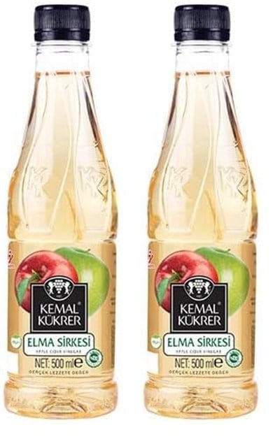Kemal Kükrer Elma Sirkesi Pet Şişe 500 ml 2li paket