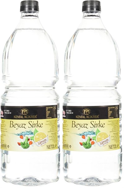 Kemal Kükrer Limon Aromalı Beyaz Sirke 2 Litre (2 paketi)