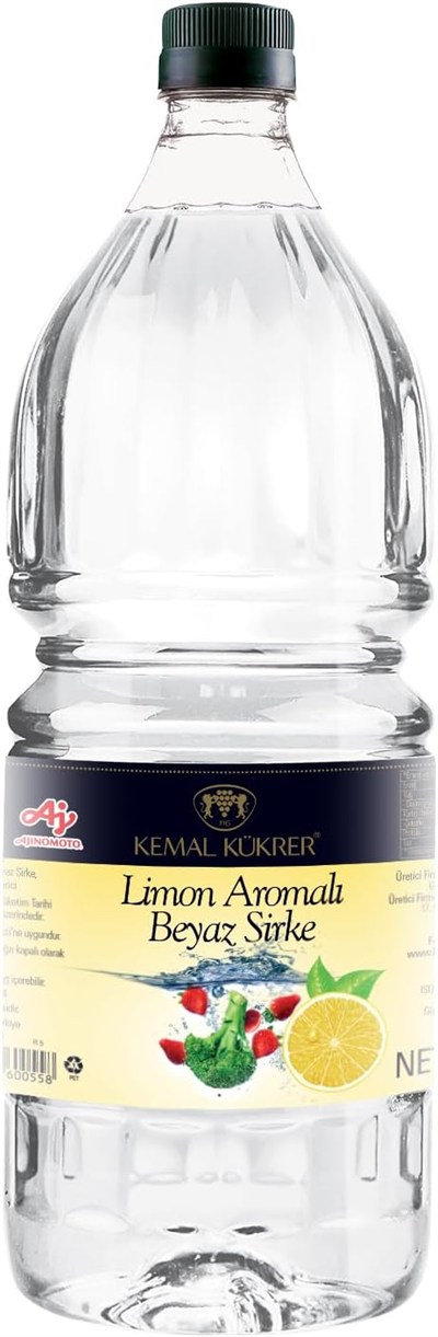 Kemal Kükrer Limon Aromalı Beyaz Sirke 2 Litre