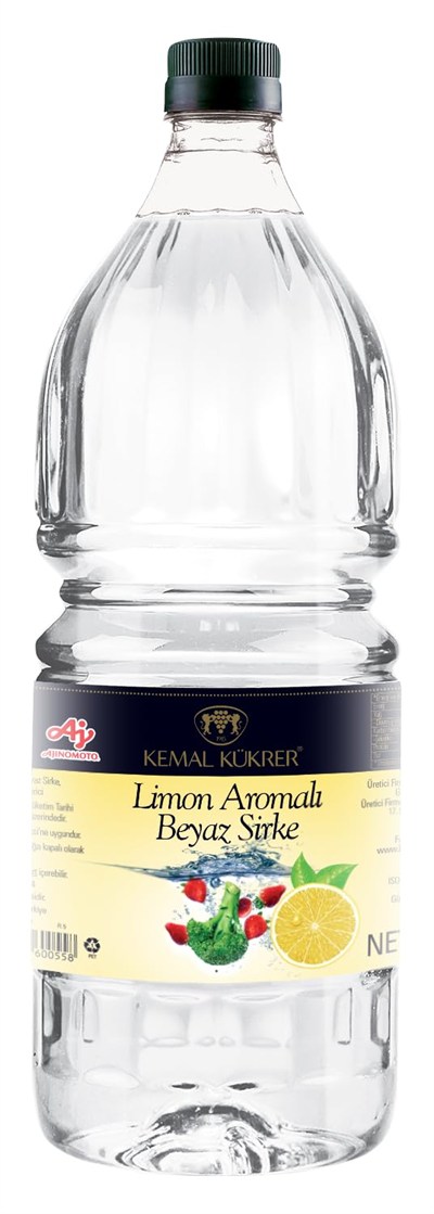 Kemal Kükrer Limon Aromalı Beyaz Sirke 2 Litre