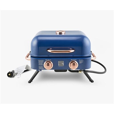 Kenmore Masa Üstü Gazlı Barbekü Mavi