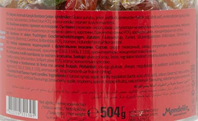Kent Şeker Meybon Mini Meyveli 504 Gr
