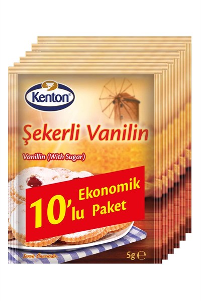 Kenton Hamur Şekerli Vanilin 10  Lu