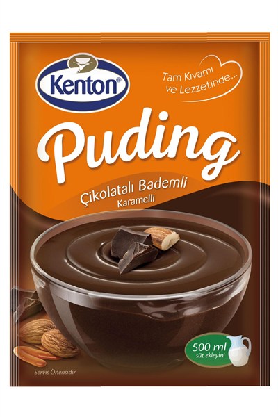 Kenton Puding Çikolatalı Bademli Karamelli 100 G