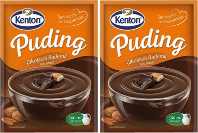 Kenton Puding Çikolatalı Bademli Karamelli 100 G