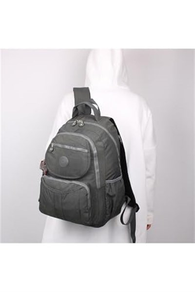 Kenyon Cox 8860 Gri Unisex Klınkır Maymunlu Günlük Ve Okul Sırt Çantası 8860