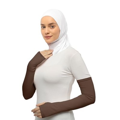 Kesik Parmak Geçmeli Penye Tesettür Kolluk
