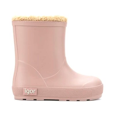 Kids A More W10306 Yogi Borreguito Igor Marka İçi Kürklü Unisex Çocuk Yağmur Çizmesi Pudra