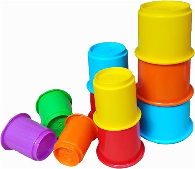 Kiki AE-1610 Mega Kule Eğitici Oyunu 10 Parça, Çok Renkli
