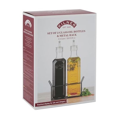 Kilner 0025.028 2li Set Yağ İnfüzyon Seti 0,6 L, Cam