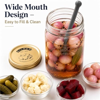 Kilner Kaldırıcılı Turşu Kavanozu 1 Litre