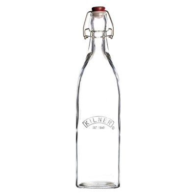 Kilner Klipsli Kare Şişe 1 L