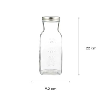 Kilner Sosluk veya meyve suyu için cam şişe, 1 litre kapasite