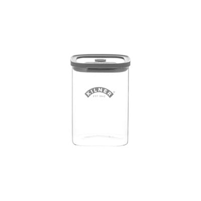 Kilner Taze saklama kavanozu, 1 litre cam gıda kabı, vakumlu sızdırmaz kapaklı, BPA içermeyen cam, hava geçirmez, istiflenebilir, kolay dökülen tasarım | Çay, kahve, şeker ve daha fazlası için ideal