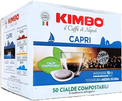 Kimbo Cialde Capri Yassı Pod Uyumlu Kapsül Kahve (50’li Kutuda)
