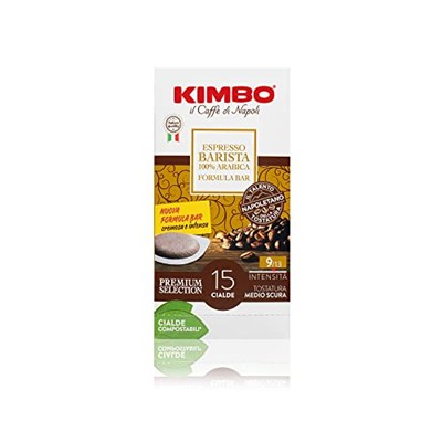 Kimbo Cialde Espresso Barista 100% Arabica Yassı Pod Uyumlu Kapsül Kahve (15’li Kutuda)