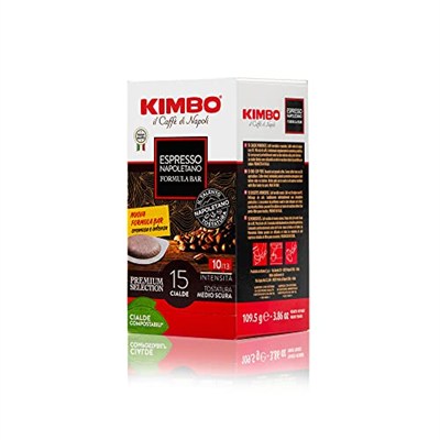 Kimbo Cialde Espresso Napoletano Yassı Pod Uyumlu Kapsül Kahve (15’li Kutuda)