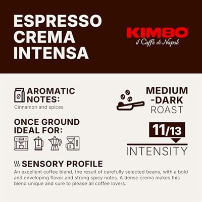 Kimbo Crema Intensa Çekirdek Kahve (1000 gr)