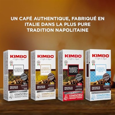 Kimbo Decaf Nespresso Uyumlu Kapsül Kahve (Alüminyum) (10’lu Kutuda)