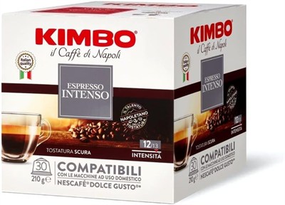 Kimbo Intenso Dolce Gusto Uyumlu Kapsül Kahve (30’lu Kutuda)