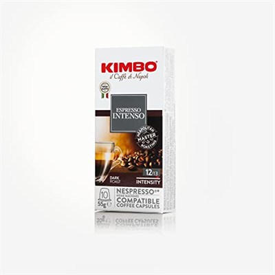 Kimbo Intenso Nespresso Uyumlu Kapsül Kahve (10’lu Kutuda)