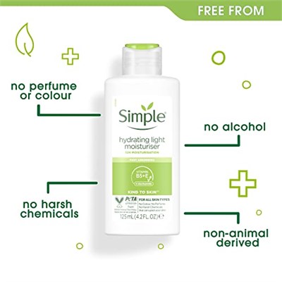 Kind To Skin Su Bazlı Nemlendirici Hassas Ciltler Için 12 Saate Kadar Etkili 125 ml
