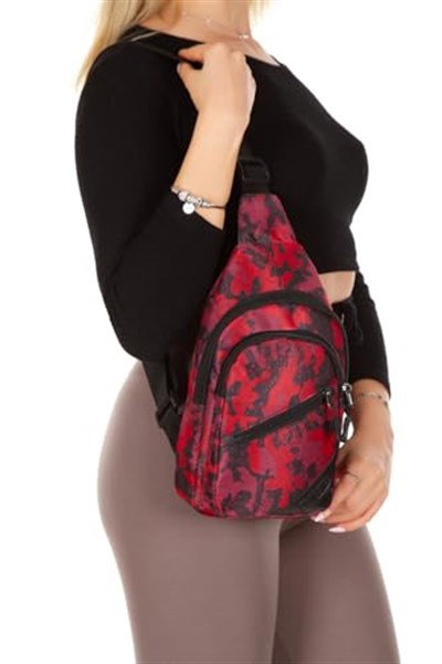 Kindfox Suya Dayanıklı Kumaş Unisex Çapraz Çanta | Bodybag | 47