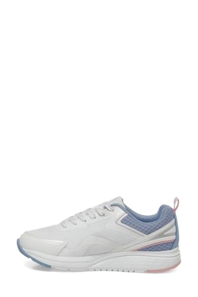 KİNETİX Kadın Beyaz Gri Runnıng Fileli Sneaker Spor Yürüyüş Ayakkabısı