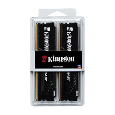 Kingston Beast 32GB DDR5 5600MT/s CL36 DIMM Masaüstü Ram Kit (2x16GB) - KF556C36BBEK2/32TR