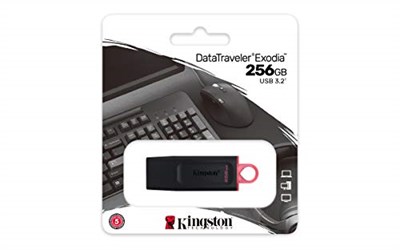 Kingston DataTraveler Exodia 256GB USB Flash Bellek USB3.2 Gen1 DTX/256 GB