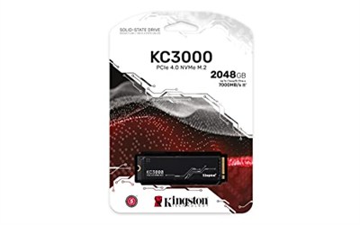 Kingston KC3000 2TB PCI-Express 4.0 7000/7000 Mb/s M.2 SSD Bellek SKC3000D/2048G