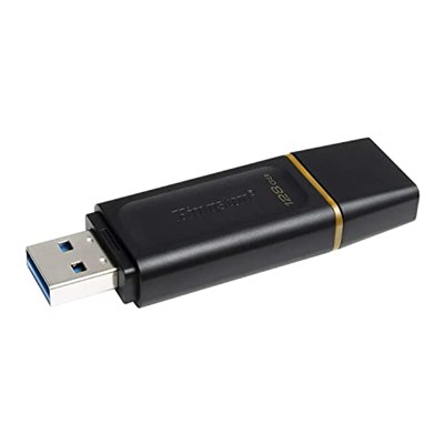 Kingston Kingston DataTraveler Exodia 128GB USB Flash Bellek USB3.2 Gen1 (Black + Yellow) DTX/128GB