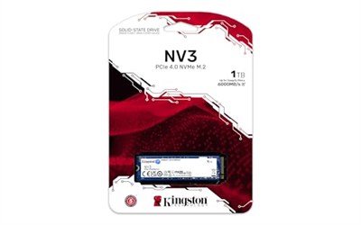 Kingston NV3 1TB PCI-Express 4.0 M.2 6000/4000 Mb/s SSD Bellek SNV3S/1000G