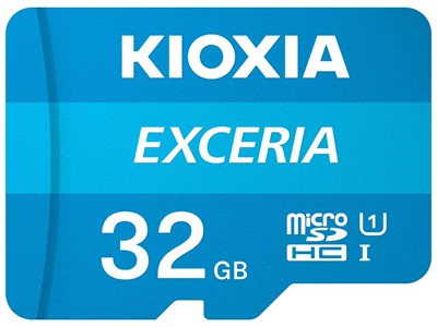 KIOXIA EXCERIA 32GB microSDHC Kart – UHS-I, R100MB/s okuma