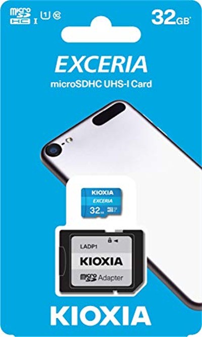 KIOXIA EXCERIA 32GB microSDHC Kart – UHS-I, R100MB/s okuma